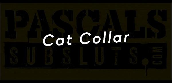  PASCALSSUBSLUTS - Goth sub Cat Collar submits to big cock
